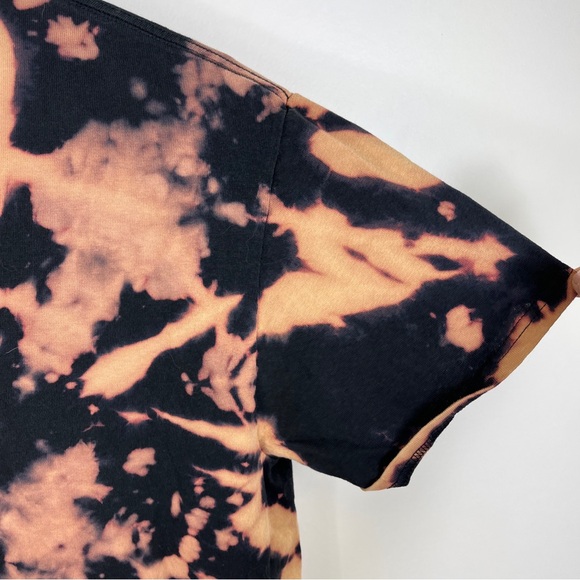 Religious Jesus Tee Y2ks Lrg Saved By Grace Through Faith Ephesians Bleach Dye - Picture 8 of 8